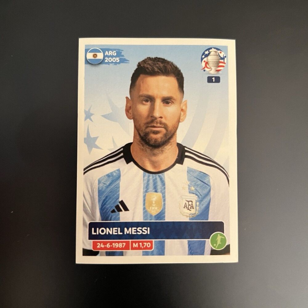 Panini Lionel Messi ARG19 Copa America USA 2024 Sticker Argentina